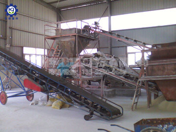 小型有機肥濕法造?，F(xiàn)場