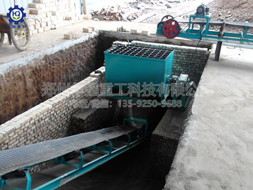 小型有機肥生產線現(xiàn)場